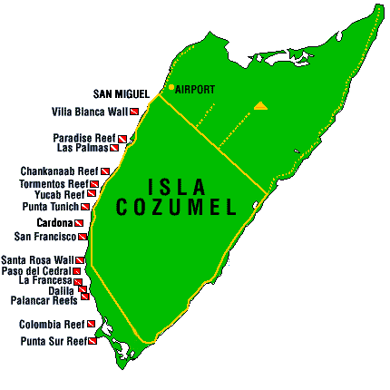 Cozumel Map