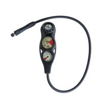 SCUBAPRO 3-Gauge In-Line (Plastic Compact PG, Std DG, FS-1.5)